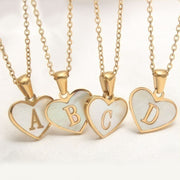 26 Letter Heart-shaped Necklace