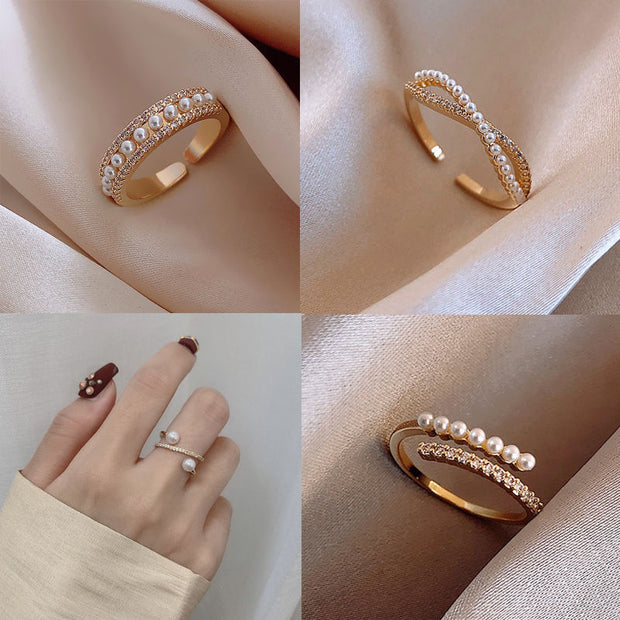 Pearl ring women