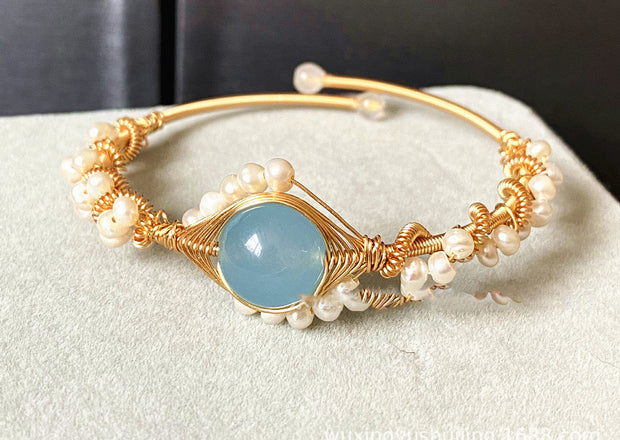 14K Gold Wrapped Handmade Bracelet