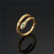 Fashion Gold Color Snake Ring