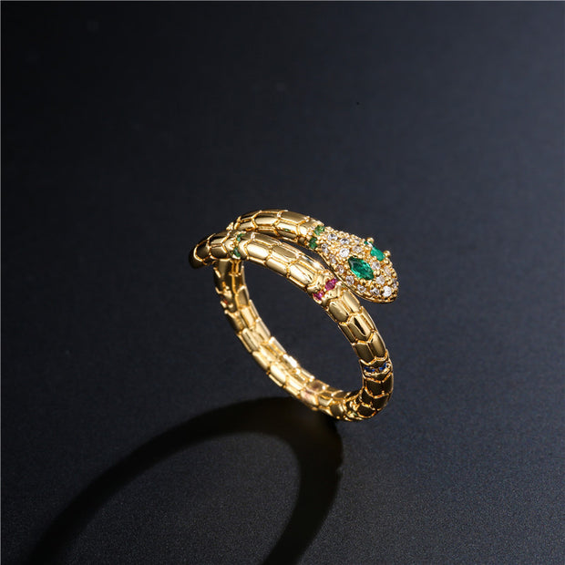 Fashion Gold Color Snake Ring