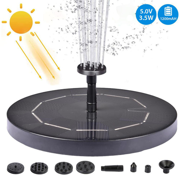 Solar Water Garden Floating Fountain