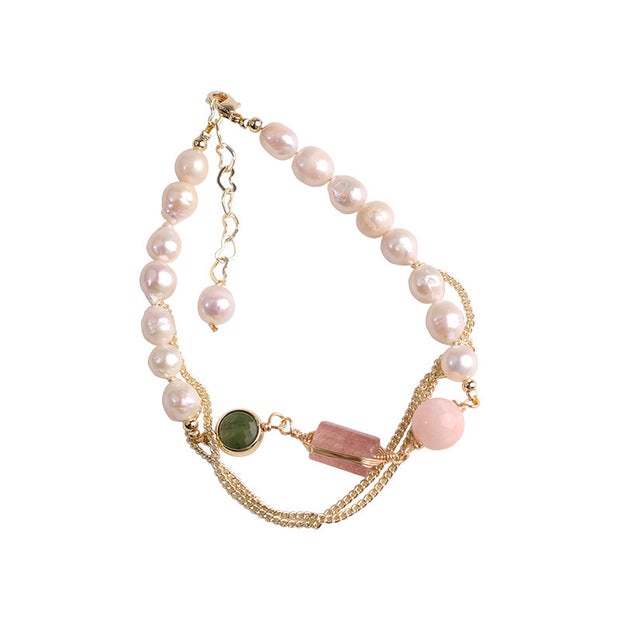 Women's Pearl Crystal Bracelet