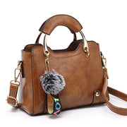 Women Vintage PU Handbag Polyester Handbag