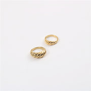 Bread ring titanium steel ring women