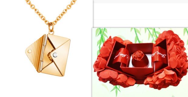 Jewelry Envelop Necklace Women