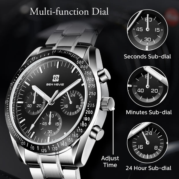 Quartz Fashion Men's Watches Are Multifunctional