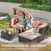 5 Pieces Patio Furniture Sets