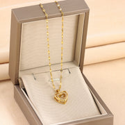 Gift Double-layer Smart Love Pendant